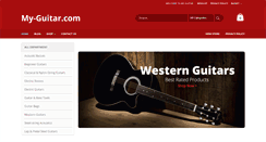Desktop Screenshot of my-guitar.com