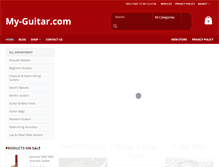 Tablet Screenshot of my-guitar.com